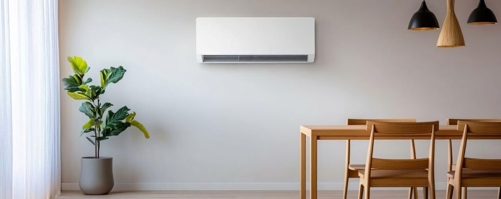 Ductless ac unit in home